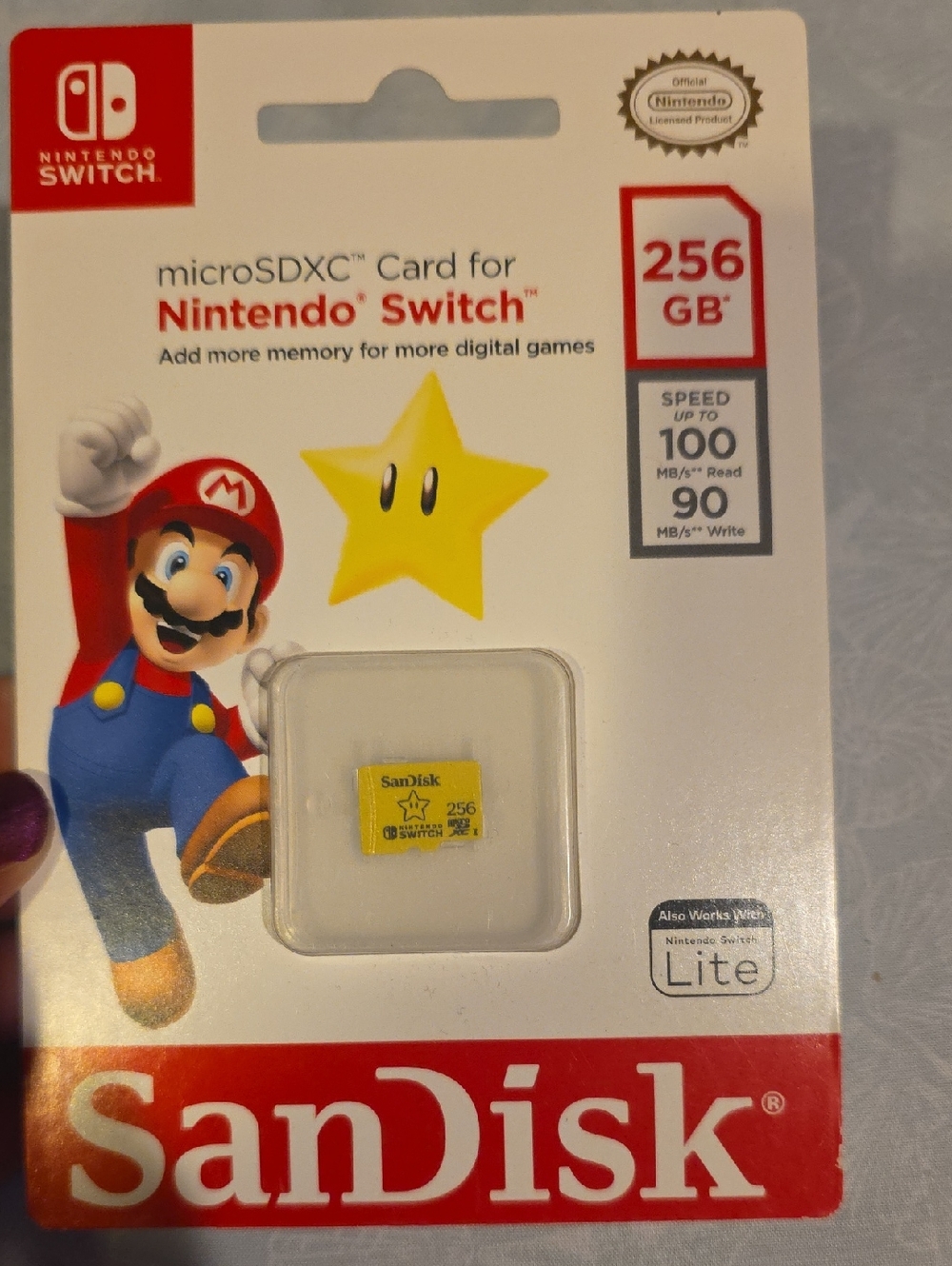NEW SanDisk 256GB microSDXC Card for Nintendo Switch